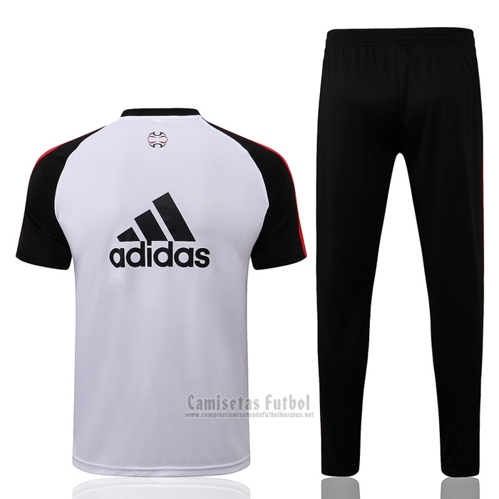 Chandal del Manchester United Manga Corta 2021-2022 Blanco